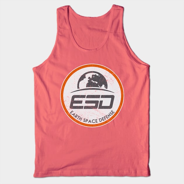 EARTH SPACE DEFENSE (plate) Tank Top by RangerRob